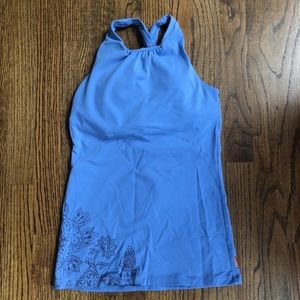 Blue Lucy workout tank